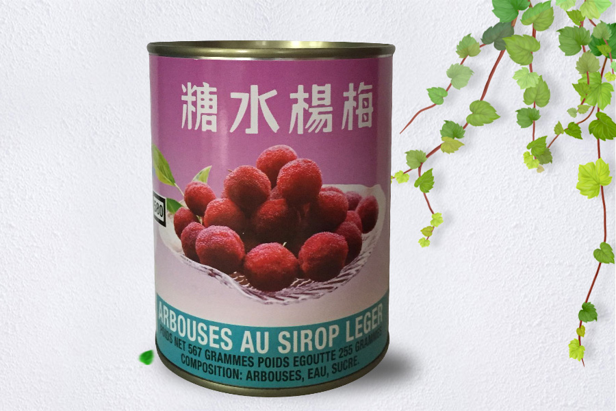 Canned Arbutus in syrup